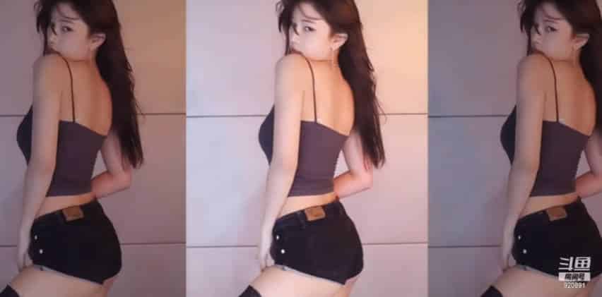 斗鱼萌七啊 《Phut Hon》 黑丝吊带爆乳性感 诱惑 热舞 大白兔差点就蹦出来了