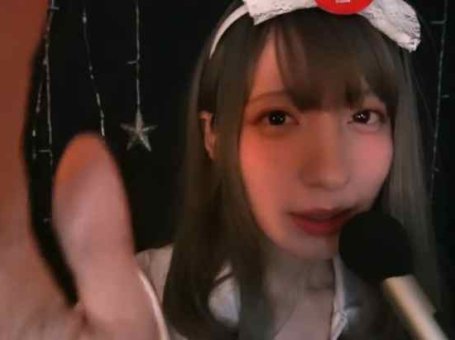 うーちゃん ASMR消除疲劳和焦虑感（耳语/手部动作/拍打相机）贴心的个人护理“面部抚摸/近距离耳语”