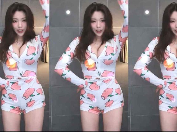 【美女主播 福利舞蹈】这睡衣有点紧 TIKTOK美女