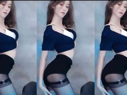 虎牙 子恩是个淘气包 热舞视频 ♥黑丝热裤性感热舞，背影着实诱人♥