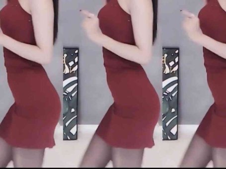虎牙 艺嫣 热舞视频 ♥红裙黑丝性感电臀舞，黑丝配美腿~♥