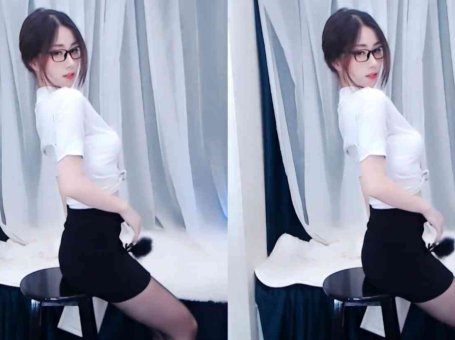 虎牙 安妮 热舞视频 ♥OL黑丝诱惑舞蹈~♥