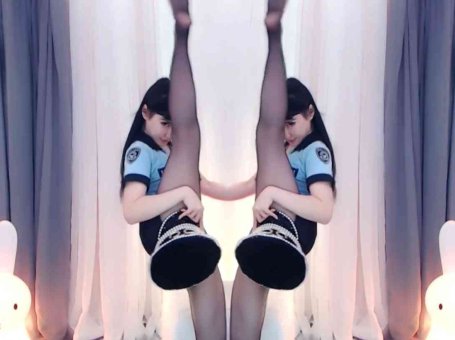 虎牙 兮儿兮旺 热舞视频 ♥一字马加特林，第一次见~♥