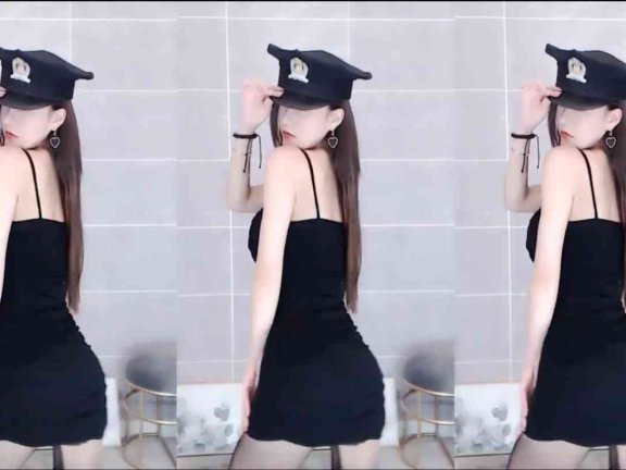 虎牙 有鱼er 热舞视频 ♥黑丝包臀裙地狱视角电臀舞，论诱惑还是要看她♥