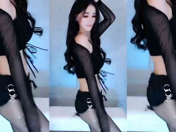 虎牙 梓晴 热舞视频 ♥超短裤黑丝抖臀，诱惑值拉满♥