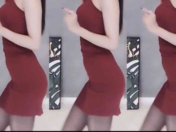 虎牙 艺嫣 热舞视频 ♥红裙黑丝性感电臀舞，黑丝配美腿~♥
