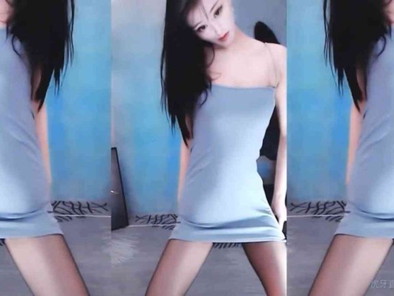 虎牙 御儿 热舞视频 ♥性感连衣裙黑丝长腿诱惑♥