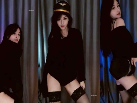 斗鱼 陈小花 热舞视频 ♥黑丝大腿袜超短裤热舞♥