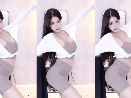 虎牙 猫崽崽三分糖  紧身瑜伽服舞蹈 2
