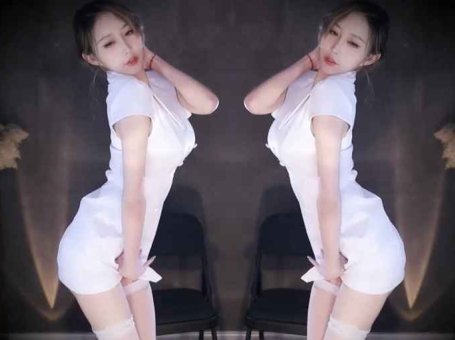 虎牙主播热舞 周潼潼 白丝护士制服
