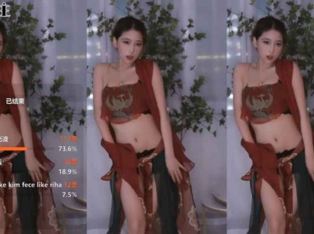 斗鱼 啵啵大柚子/mikaaaaaan  抹胸动感光波