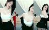 斗鱼主播热舞 楚朦朦 ♥破洞黑丝超短裙，露底电臀性感舞姿♥