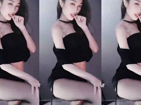 虎牙主播热舞 清妍 ♥热裤黑丝大长腿，御姐范性感热舞♥