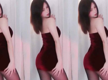 虎牙 DV紫璇 热舞视频 ♥性感红裙黑丝，火辣热舞♥ 这身材实在是馋