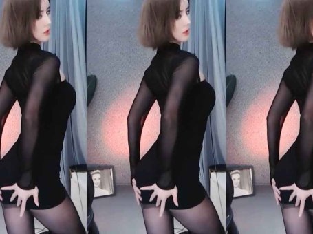 虎牙 月月王 热舞视频 ♥性感身材，黑丝激情开火车♥
