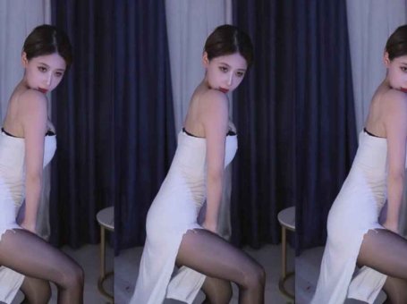 斗鱼主播 啵啵大柚子/mikaaaaaan 黑丝白裙抖奶抱头摇