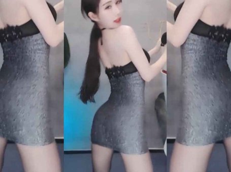 虎牙 RDVIKI 热舞视频 ♥性感黑丝紧身包臀裙，火辣电臀舞♥ 大爱款主播~