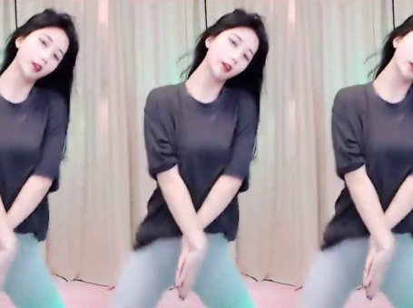 虎牙 Miu茵茵 热舞视频 ♥紧身健身裤，诱惑电臀♥