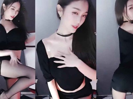虎牙主播热舞 清妍 ♥黑丝大长腿，魅惑面孔激情电臀加特林♥