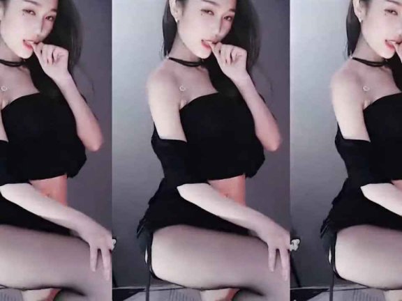 虎牙主播热舞 清妍 ♥热裤黑丝大长腿，御姐范性感热舞♥