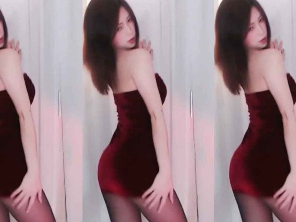 虎牙 DV紫璇 热舞视频 ♥性感红裙黑丝，火辣热舞♥ 这身材实在是馋