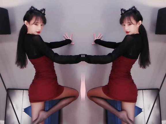 虎牙主播热舞 张爱玲 ♥超短裙黑丝劲舞，电臀顶跨样样行♥