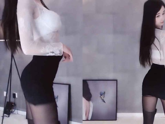 虎牙 艺嫣 热舞视频 ♥黑色蝴蝶结丝袜，性感电臀舞♥ 丝袜千篇一律，性感万里挑一