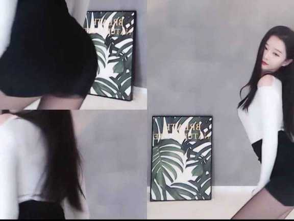 虎牙主播热舞 艺嫣  ♥紧身包臀裙，黑丝长腿丰满臀部电臀舞♥