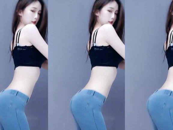 斗鱼 亦亦elle 热舞视频 ♥紧身牛仔裤，曼妙身姿加特林♥ 真的白~