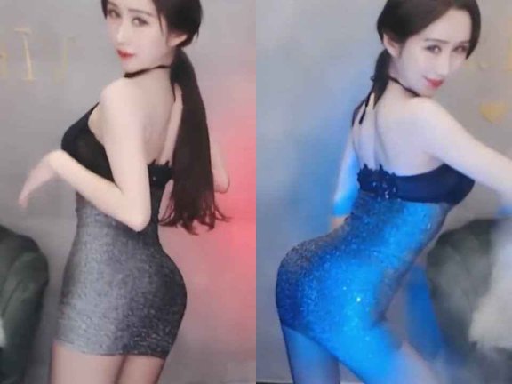 虎牙 RDVIKI 热舞视频 ♥性感黑丝包臀裙，激情电臀舞♥ 另一个大爱款~