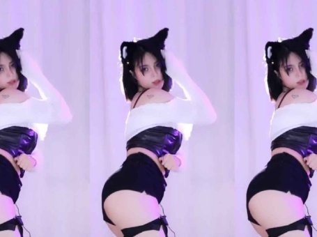 斗鱼主播热舞 苏恩Olivia 是真的白