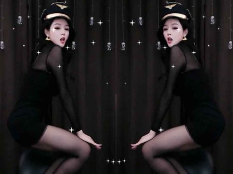 虎牙 迪丽热依 热舞视频 ♥黑色丝袜激情热舞♥ 又是抖胸又是电臀的，我需要补一补...