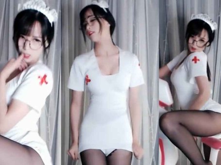 莉爷酱 热舞视频 ♥黑丝女护士，要你命三千♥ 这个黑丝，这个腰肢，太顶了