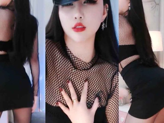 虎牙 话社黛西 热舞视频 ♥网衣黑丝包臀裙，屁股骑脸可还行♥ 恩，心动的感觉