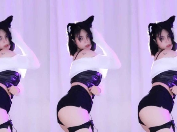 斗鱼主播热舞 苏恩Olivia 是真的白
