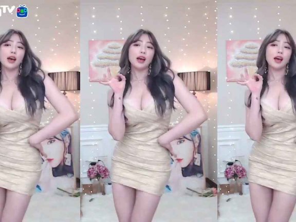 超胸BJ女主播智媛 这个打糕舞，谁顶得住呀！！