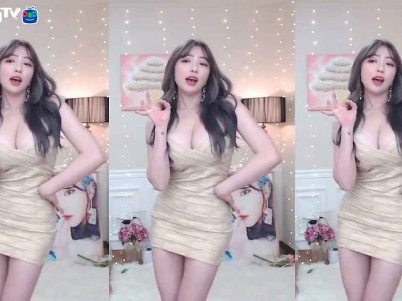 韩国超胸BJ女主播智媛 打糕舞，请把眼睛聚焦到指定部位！！
