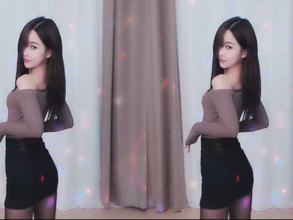 虎牙 青禾小六六 热舞视频 ♥苗条身材配黑丝开火车♥ 不需要太大，够用就行