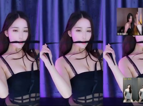虎牙 女主播三连跳，一次性感受三个姐姐的快感！