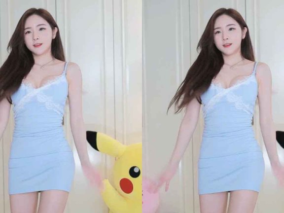 【美女主播 福利舞蹈】蓝色战衣 美女主播50