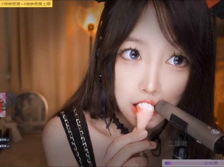 ASMR 吃棉花糖，口腔音 | 二呆酱