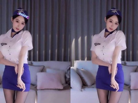 虎牙极品尤物主播周童潼空姐制服热舞～这封面你就得硬、三段韩舞你就得交代在这～