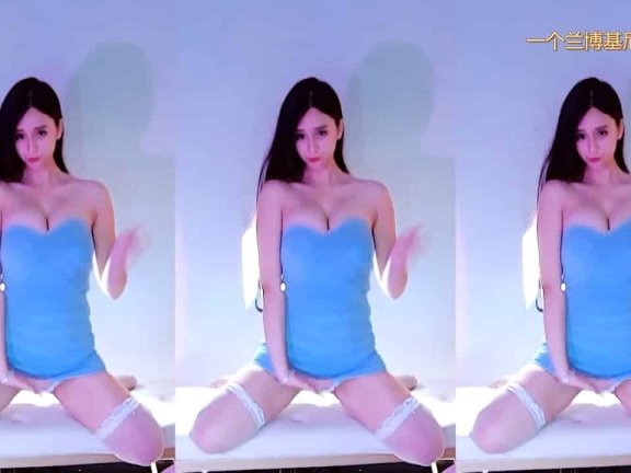 网易cc大奶主播安表妹私人定制热舞～蓝色战衣大奶抹油、全程疯狂抖胸、02.38观音坐莲露底裤～