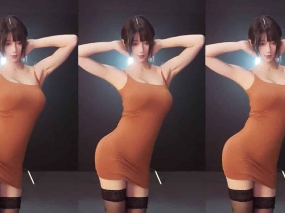 虎牙主播坏空空热舞～大摆锤phut hon、身材给力～