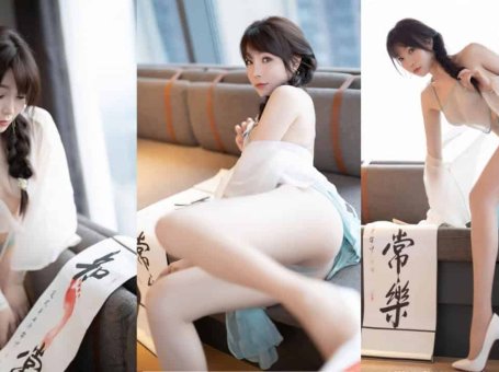 抖音 Douyin Tiktok | 这书法很有意思 知足常乐! | 美女