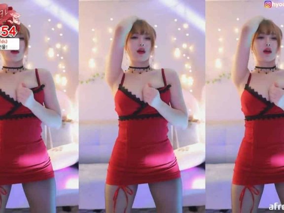 Afreecatv 孝卡 性感睡衣漏内