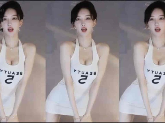 斗鱼南妹儿 白色短裙 上上下下